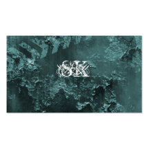 Construction Business Card Metal Automotive Green