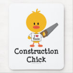 Construction Chick Mousepad