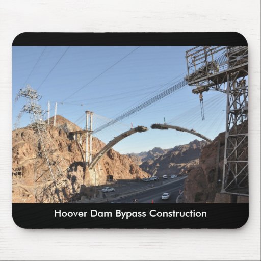 Construction de déviation de barrage de Hoover Tapis De Souris
