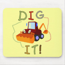 Construction Dig It T-shirts and Gifts Mouse Mat