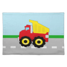 Construction Dumptruck d'enfants Set De Table