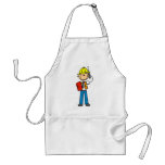 Construction Foreman on Cellphone Apron