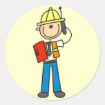 Construction Foreman Tshirts and Gifts Sticker