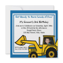 Construction Fun/ Backhoe Announcements