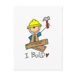 Construction I Build T-shirts and Gifts Post Cards