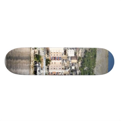 Construction In Sarande Town In Albania Skate Board