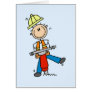 Construction Jack Hammer T-shirts and Gifts Greeting Cards