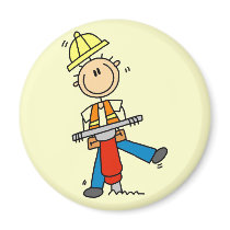 Construction Jack Hammer T-shirts and Gifts Fridge Magnet