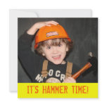 Construction Tool Theme Birthday Invitation