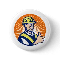 construction worker engineer thumbs up buttons
