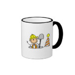 Construction Worker in Manhole Coffee Mug