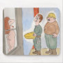 Construction Worker Novelty Mousepad