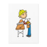 Construction Worker Sawing Board Postcard