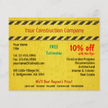 Constructions Flyers