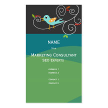 Consultant du marketing du carte de visite SEO
