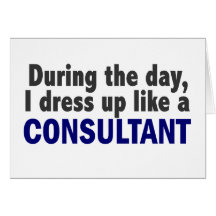 Consultant During The Day Greeting Cards