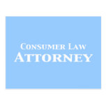 Consumer Law Attorney Gifts Post Card