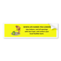 contact-your-local-hazmat-team bumper sticker