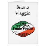Conte Verde 1st Class Baggage Label cards