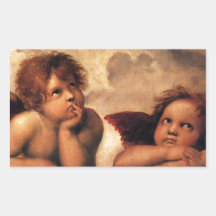Contemplate - Raphael Cherubs Sticker
