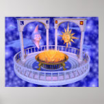 "Contemplate The Fire" Print