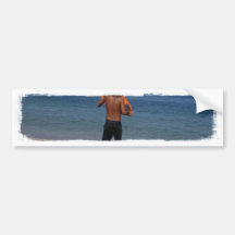 Contemplation de Skimboarder Adhésifs Pour Voiture