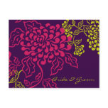 Contempo Floral (Purple Chartreuse) Save the Date