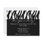 Contemporary Black and White Party Invitations
