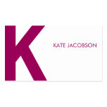 Contemporary Chic Calling Card Business Cards