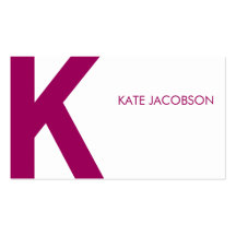 Contemporary Chic Calling Card Business Cards