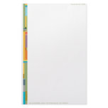 Contemporary Color Field Personalizable Stationary Stationery Paper