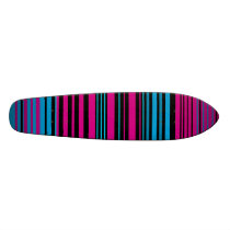 Contemporary dark pink black and blue stripes