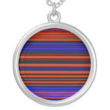 Contemporary dark red blue and black stripes jewelry