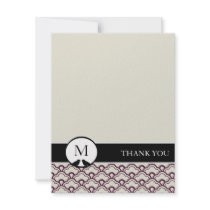 Contemporary Deco Thank You Cards