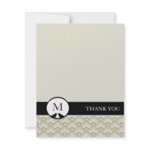 Contemporary Deco Thank You Cards