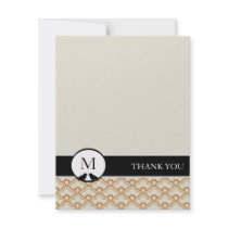 Contemporary Deco Thank You Cards