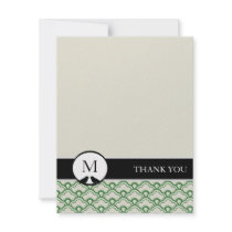 Contemporary Deco Thank You Cards