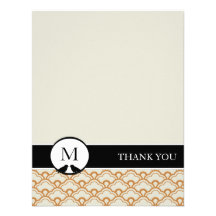 Contemporary Deco Thank You Cards Custom Invitations