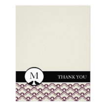 Contemporary Deco Thank You Cards Invites