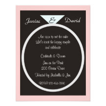 Contemporary Engagement Party Invitation