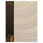 Contemporary, Fun & Colorful Coffee Bean Letterhea Letterhead