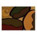 Contemporary, Fun & Colourful Coffee Bean cards