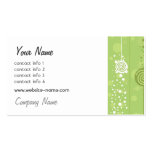 Contemporary Green Business Card