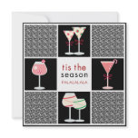 Contemporary Holiday Cocktail Party Invitations