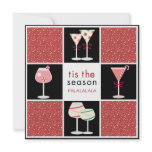Contemporary Holiday Cocktail Party Invitations