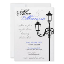 Contemporary Italian Lamp Post Invitation 2