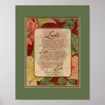 Contemporary Love Chapter 1 Corinthians 13 Posters
