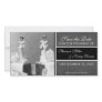 Contemporary Save the Date Announcement Personalized Photo Card