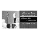 Contemporary Save the Date Announcement Picture Card
