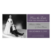 Contemporary Save the Date Announcement Customized Photo Card